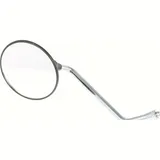Mirror right black right with chrome pin M10 left-threaded (single)