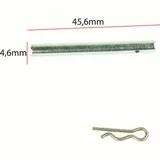 Faustsattel TourMax Bremssattelbolzen PPS-909 Länge 45,60mm Durchmesser 4,60mm