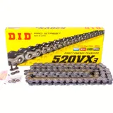 Kette X-Ring VX3 520, 114 Schwarz mit Hohlnietschloß / nutzbar bis 96kW (130PS) / bis 750ccm