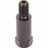 Mirror adapter black 8 mm left thread out - 8 mm right thread inside