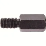 Adapter 10mm outer thread left turning/ 10mm inner thread(mirror) left turning thread - black