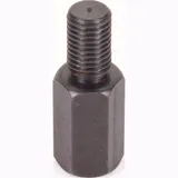 Adapter 10mm outer thread right turning/ 10mm inner thread(mirror) right turning thread - black