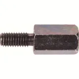 Adapter 8 mm outer thread left turning/ 8 mm inner thread(mirror) left turning thread - black