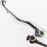 Clutch lever forged silver (short)