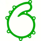 water pump gasket compare no. 17431-31002