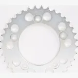 PBR aluminium rear sprocket hard anodized smoke grey 525 - 38T