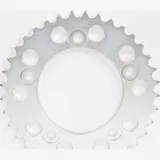 PBR aluminium rear sprocket hard anodized smoke grey 525 - 42T