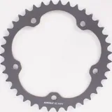 PBR aluminium sprocket hard anodized smoke grey 520-40T