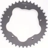 PBR aluminium rear sprocket hard anodized smoke grey for PBR rear sprocket holder 520 - 39T