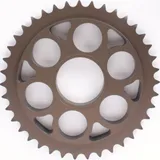 PBR aluminium rear sprocket hard anodized smoke grey 36T - 520