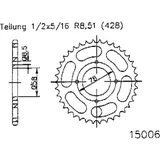Stahl-Kettenrad Ka/Su 36Z Kr-810-36Z-428