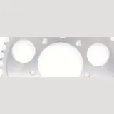 KeRa, Kettenblatt, Zahnrad Aluminium-Kettenrad 45Z 520 K51-32038-45