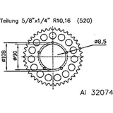 Aluminium-Kettenrad 40Z 520 K51-32074-40