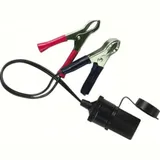 Socket with battery clamps 12/24V