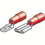 Kit 40 flache Kabelenden - Rot
