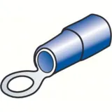 10 Endstücke - Ringkabelenden - blau