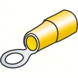10 Endstücke - Ringkabelenden - gelb