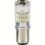 12-28V Mega-Led 48 - 48 SMD x 1 chip - (P21/5W) - BAY15d - 1 pcs - D/Blister - White