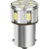 10-30V Mega-Led 11 - 11 SMD x 1 chip - (P21W) - BA15s - 1 pcs - D/Blister - White - Double polarity - Built-in resistor