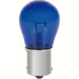12V Blue Dyed Glass, single filament lamp - (P21W) - 21W - BA15s - 2 pcs - D/Blister