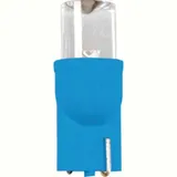 12V Colour-Led Wide, lamp 1 Led - (T10) - W2,1x9,5d - 2 pcs - D/Blister - Blue
