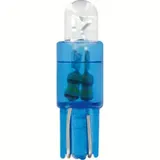 12V Micro lamp wedge base 1 Led - (T5) - W2x4,6d - 2 pcs - D/Blister - Blue