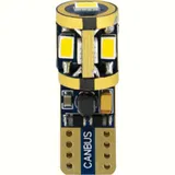 10-32V Mega-Led 9 - 9 SMD x 1 chip - (T10) - W2,1x9,5d - 2 pcs - D/Blister - White - Double polarity - Built-in resistor