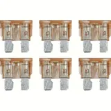Smart-Led, set 6 indicator plug-in fuses, 12/32V - 7,5A