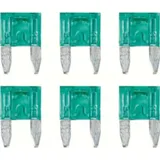 Smart-Led, set 6 indicator micro-blade fuses, 12/32V - 30A
