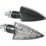 Spike, corner lights - 12V LED - Carbon