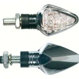 "Penta" corner light set - 12V LED - chrome look