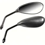 Naked, pair of rearview mirrors carbon design right thread M10x1,25