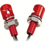 mini Led blue light, M8x20, 2 pcs - red