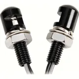 mini Led blue light, M8x20, 2 pcs - black