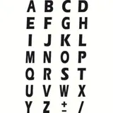 Klebebuchstabenset (15x10 mm) L90393