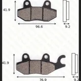 Bremsklötze Scheibenbremsbeläge MCB 663 EC mit ABE