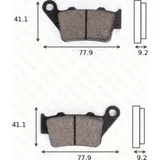 Disc brake pads MCB 672 EC Disc brake pads MCB 672 EC