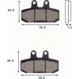 Bremsklötze Scheibenbremsbeläge MCB 673 EC mit ABE