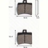 Disc brake pads MCB 710 EC