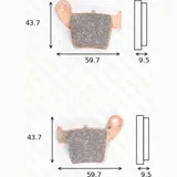 Disc brake pads MCB 730 EC