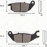 Bremsklötze Scheibenbremsbeläge MCB 738 mit ABE Bremsklötze Scheibenbremsbeläge MCB 738 mit ABE
