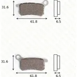 Bremsklötze Scheibenbremsbeläge MCB 740 EC mit ABE