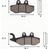 disc brake pads MCB 744 EC homologated