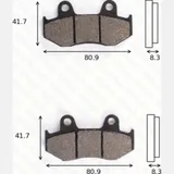 Disc brake pads MCB 746 SRM