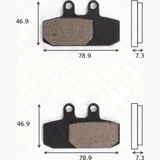 Disc brake pads MCB749SRM