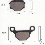 Bremsklötze Scheibenbremsbeläge MCB 765 mit ABE