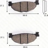Disc brake pads MCB 769 homologated