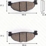 Disc brake pads MCB 768 SRM