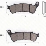 Disc brake pads MCB776SRM