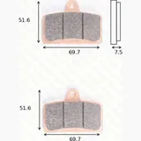 disk brake pads MCB 780 SV